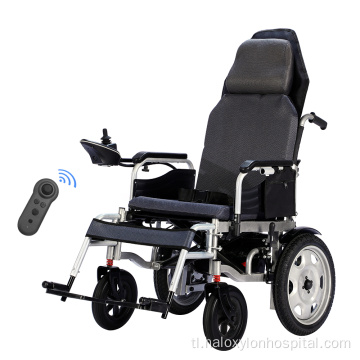 Remote Control Mataas na Back Mababang Presyo Electric Wheelchair